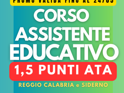 Corso di Qualifica Assistente Educativo