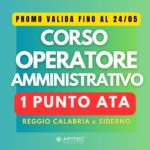 Corso di Qualifica Operatore Amministrativo + Dattilografia ONLINE
